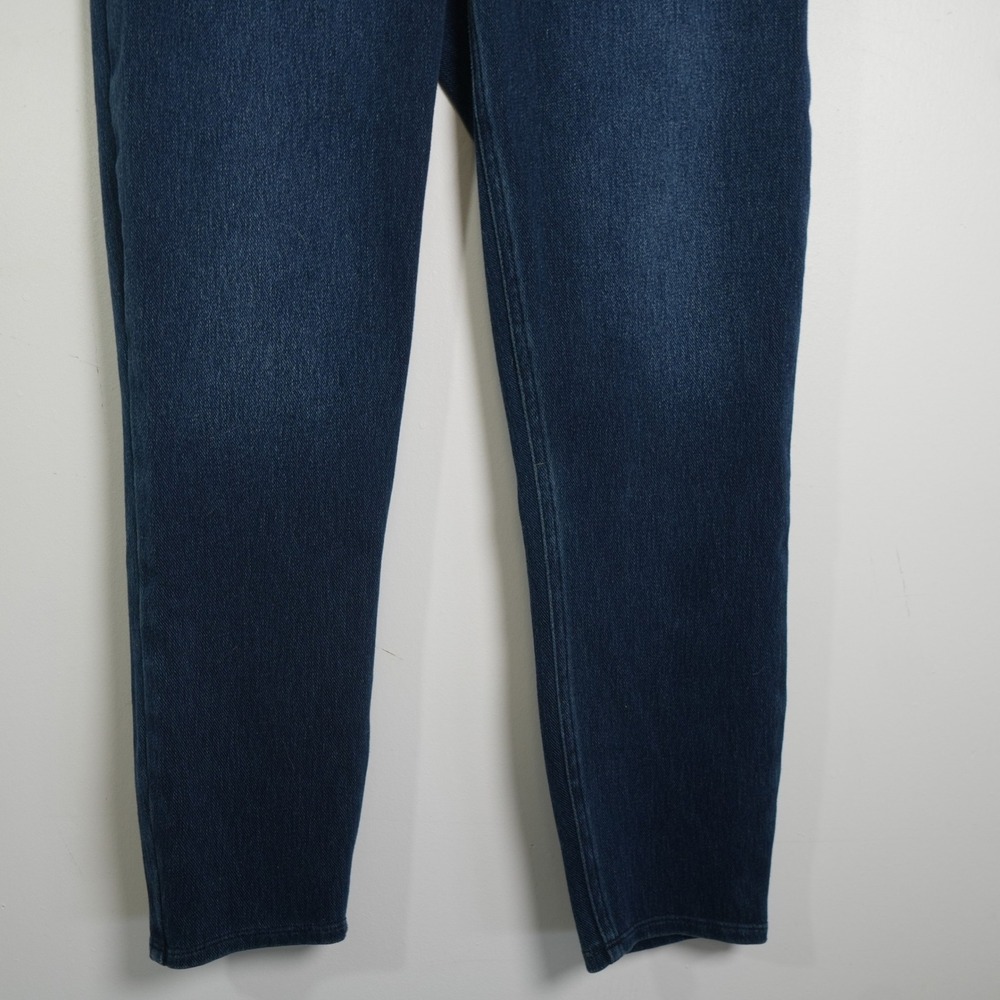 Spanx Jean-ish Leggings Womens Large Petite Dark Blue High Rise Slimming Denim - Picture 3 of 10